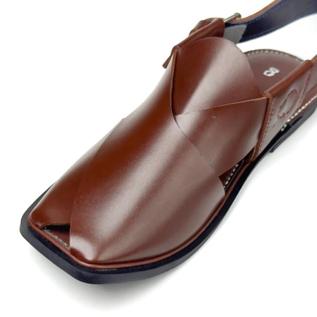 Peshawari Round Shape GMS Brown